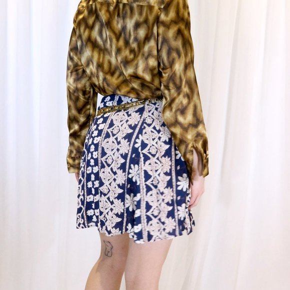 Cotton Ginny Patterned Lightweight Skirt - Picture 4 of 4